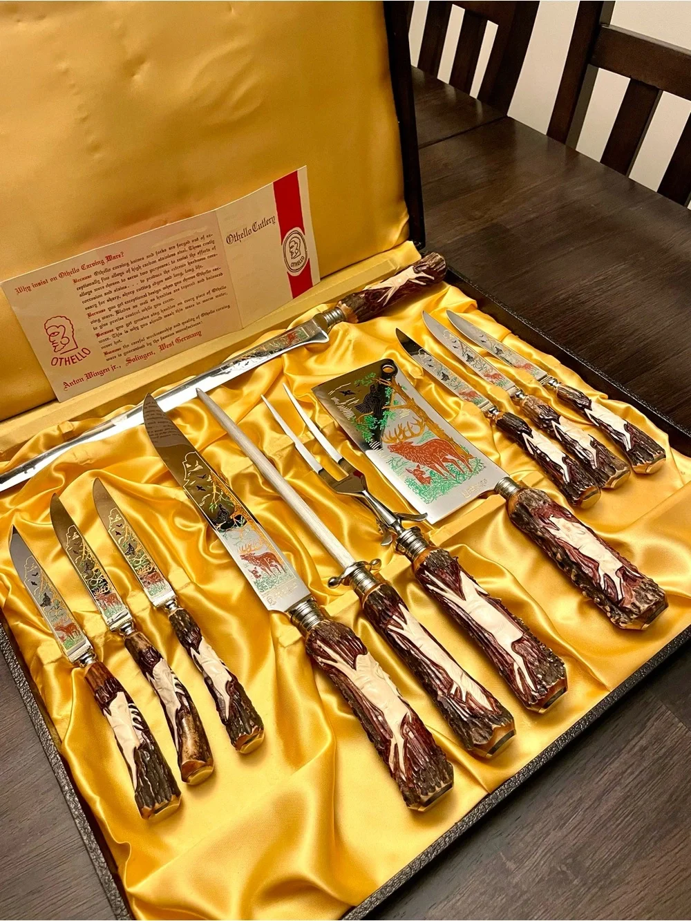 Vintage Othello Cutlery Set | Anton Wingen Jr. Solingen Germany